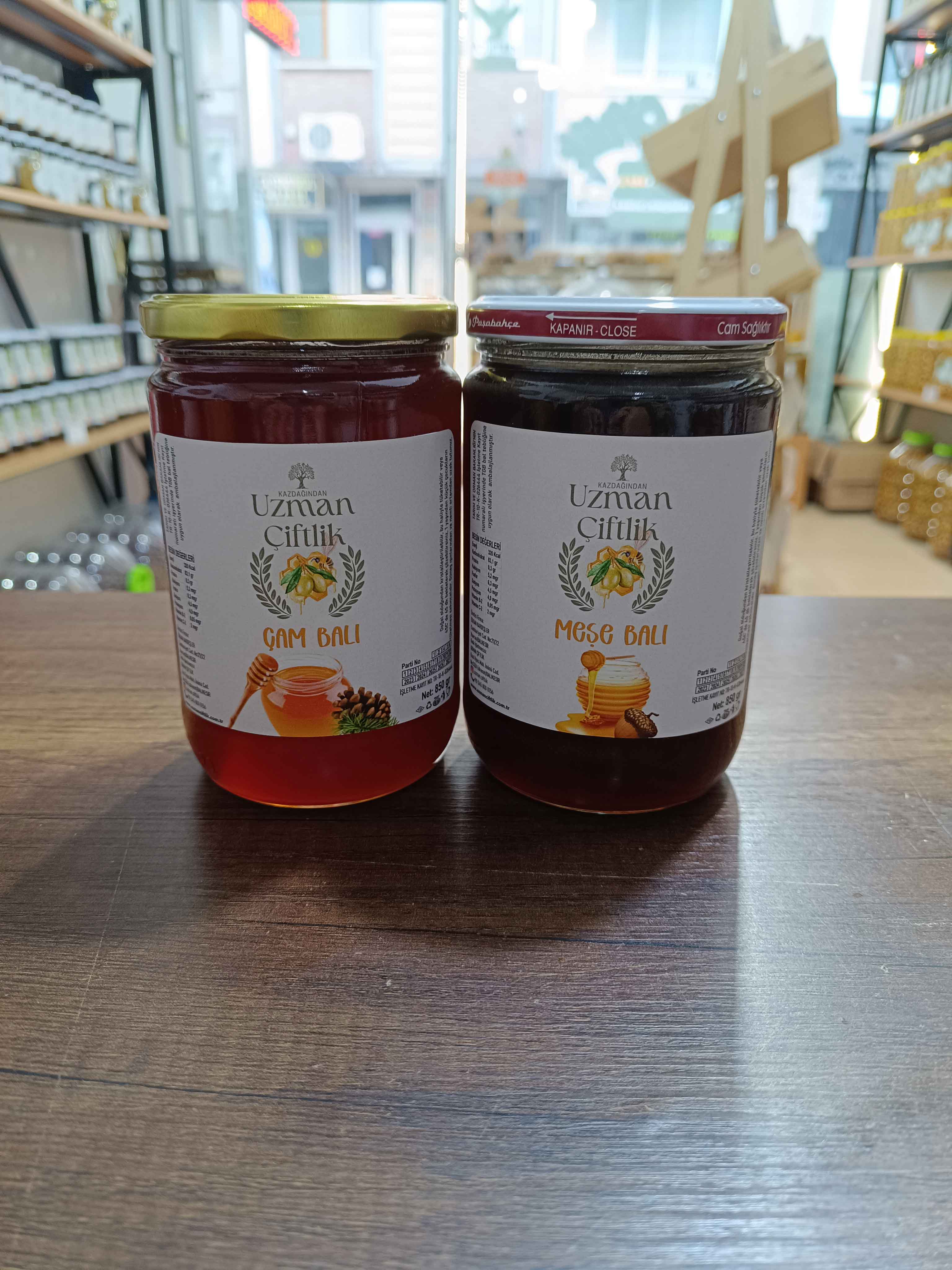 Çam Balı (850 gr) - Meşe Balı (850 gr) 