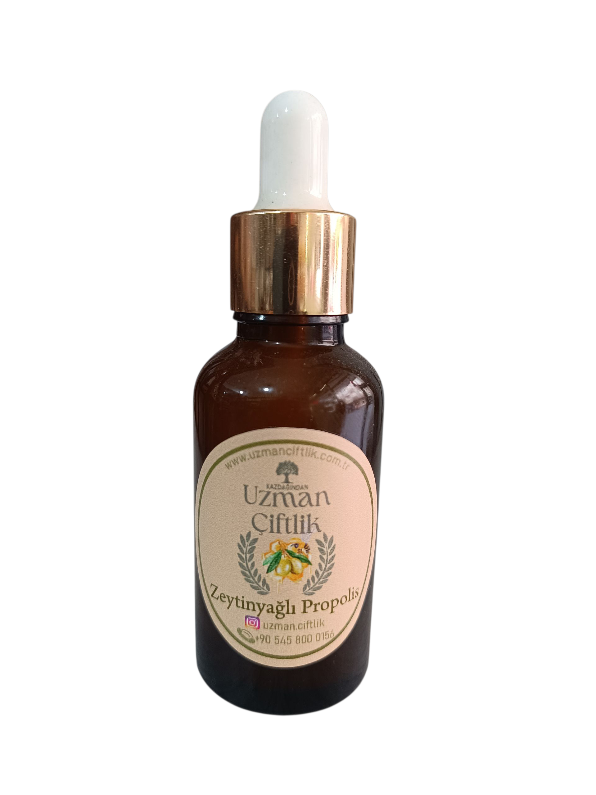 Zeytinyağlı Propolis Damla 30 ml (Kazdağı Bölgesi)