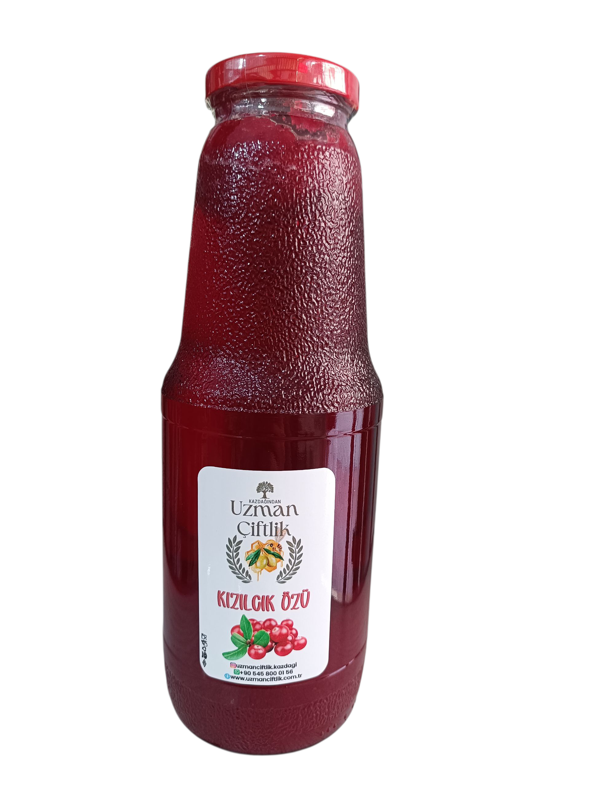 Kızılcık Özü Cam Şişe (1400 gr)