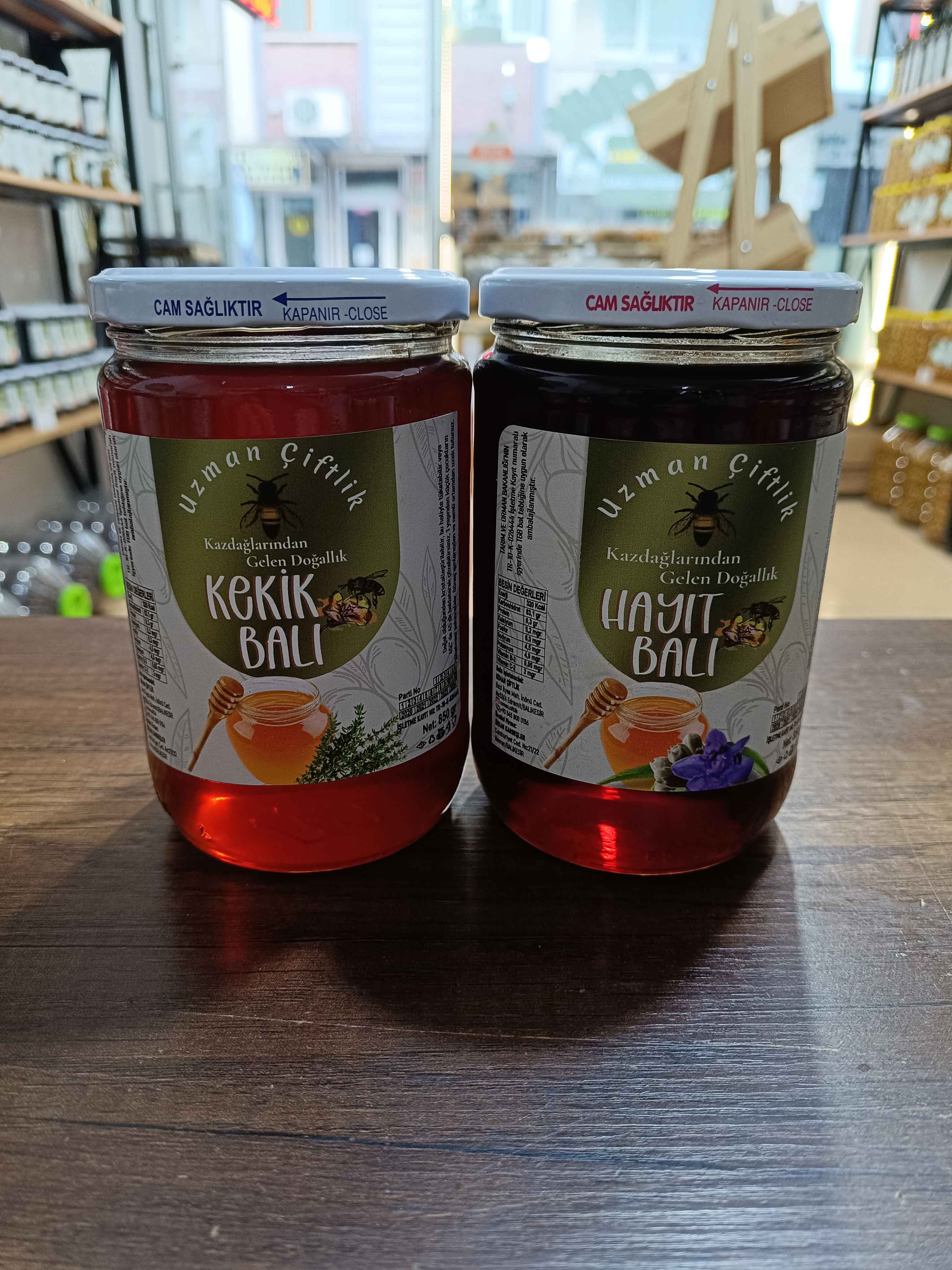 Kekik Balı (850 gr) - Hayıt Balı (850 gr)