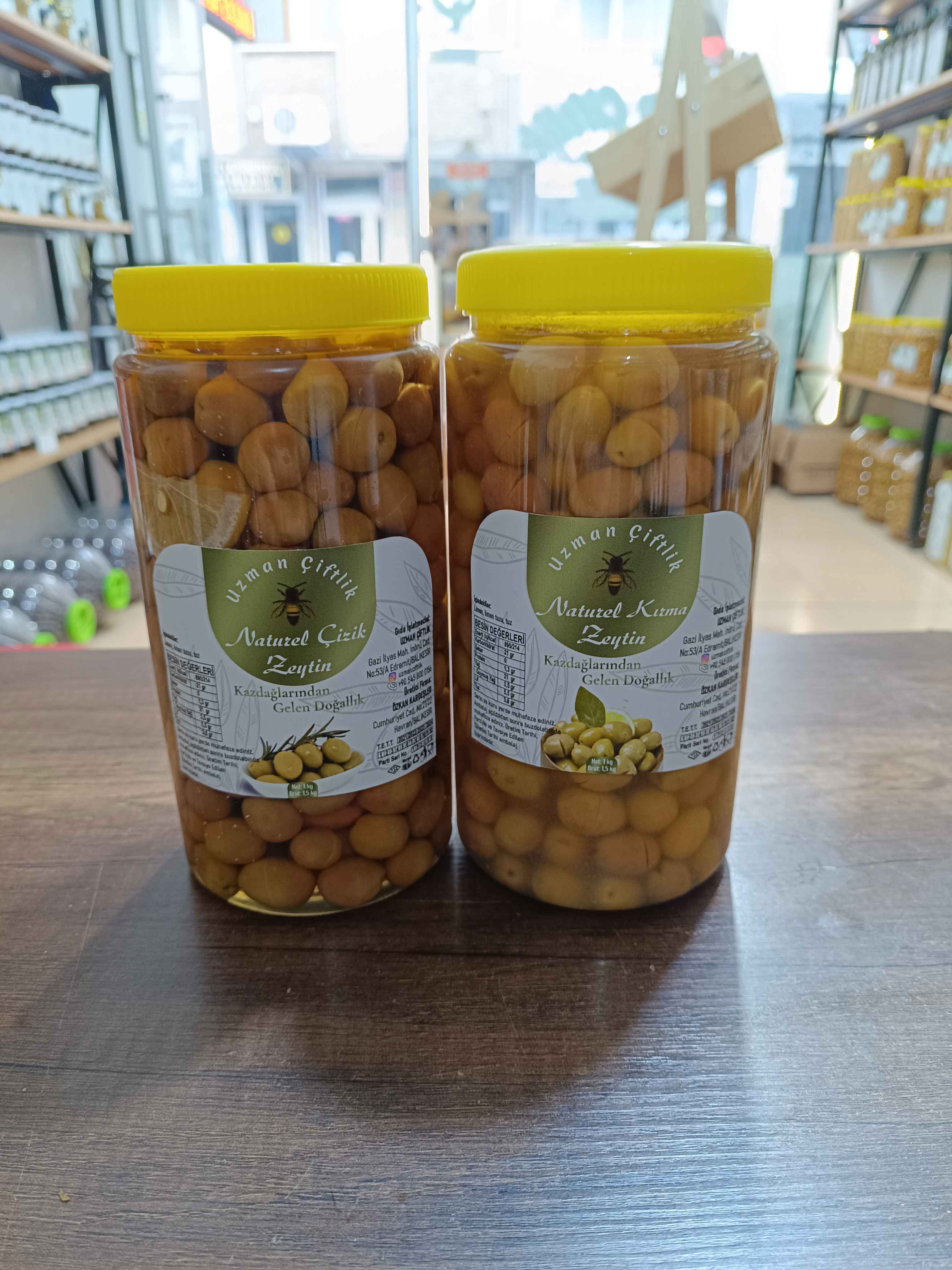 Çizik Zeytin (1 kg) - Kırma Zeytin (1 kg)