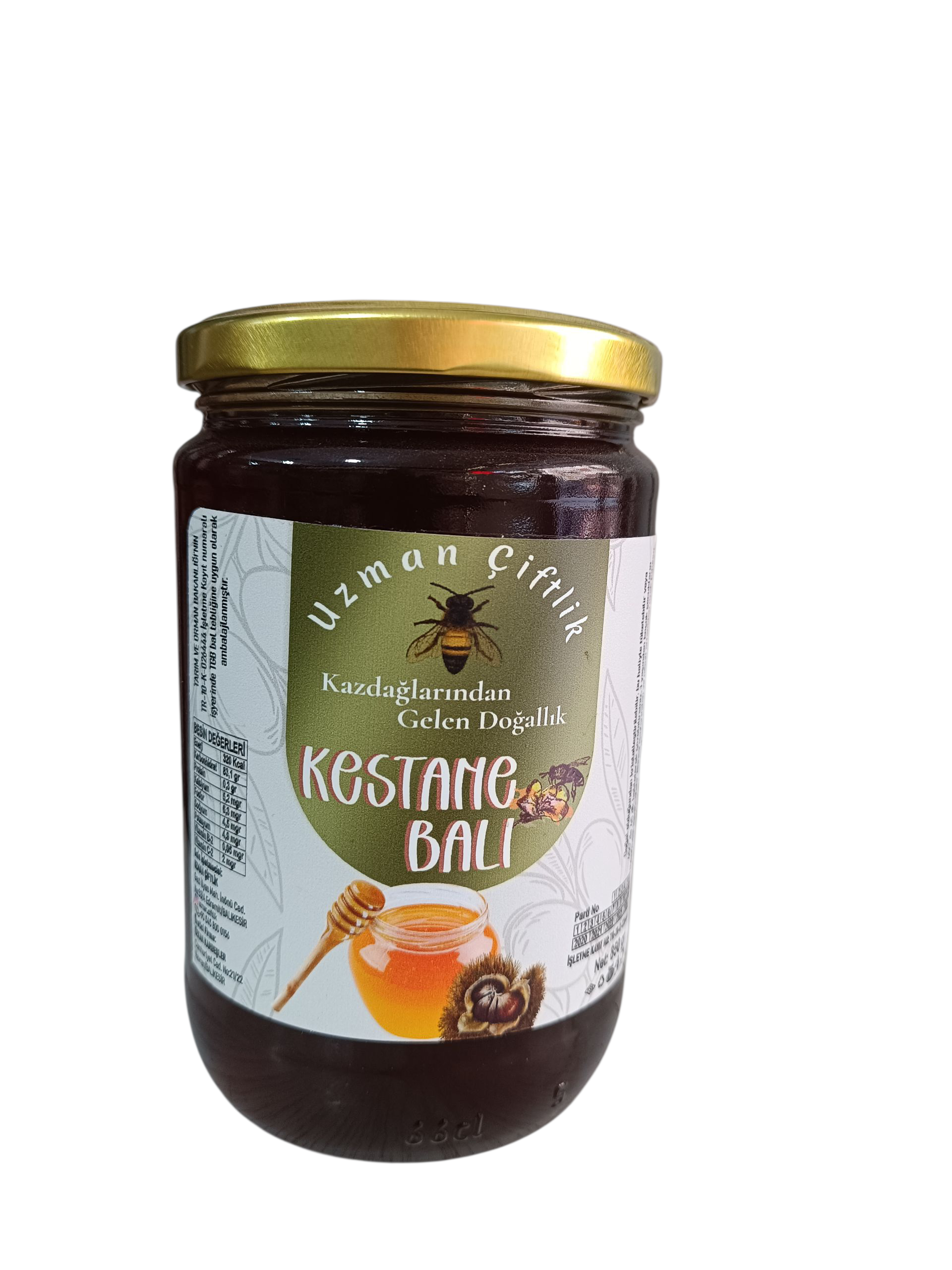 Kestane Balı 850 Gr (Kazdağı Bölgesi)