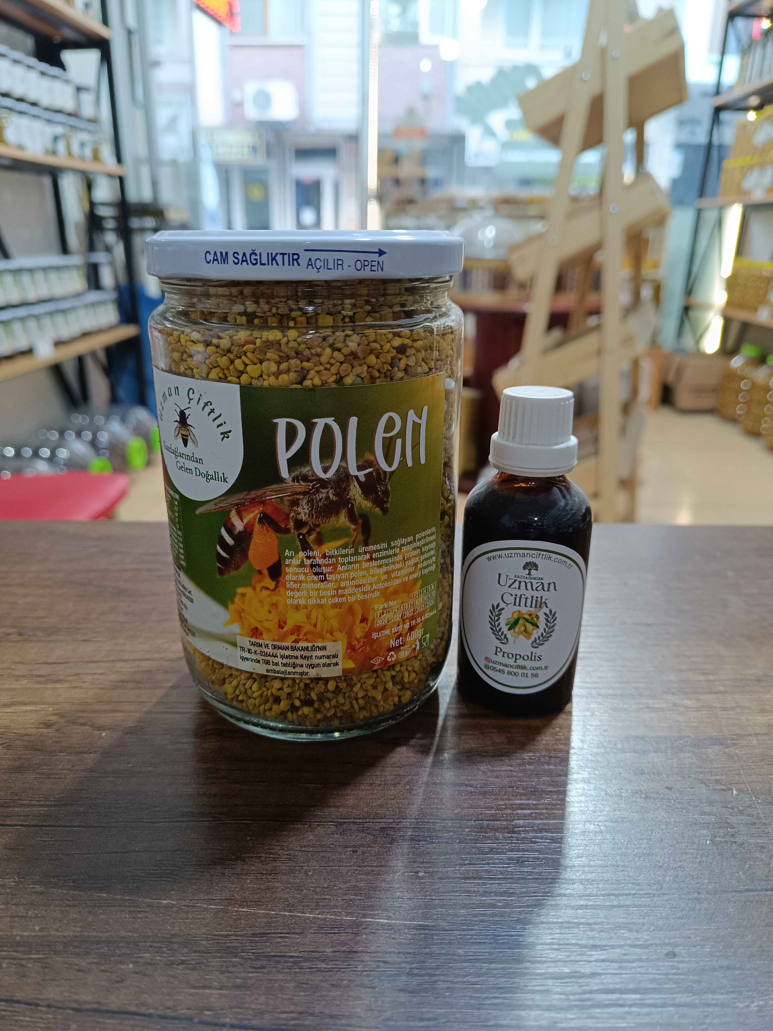Polen (400 gr) - Propolis (50 ml)